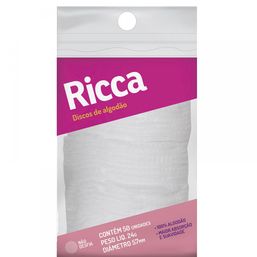 RICCA ALGODAO DISCO C/ 50 UNID - 3218