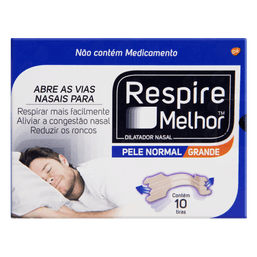 RESPIRE MELHOR GRANDE PELE NORMAL C/ 10