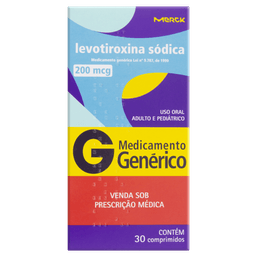 Levotiroxina Sod 200Mcg 30Cprs - Mer (G)