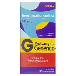 Levotiroxina Sod 100Mcg 30 Cprs - Mer (G)