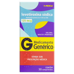 Levotiroxina Sod 125Mcg 30 Cprs - Mer (G)