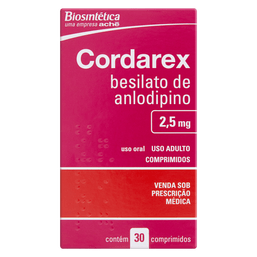 Cordarex 2,5Mg 30 Cprs