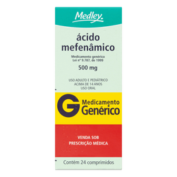 Acido Mefenamico 500Mg 24 Cprs - Med (G)