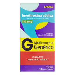 Levotiroxina Sod 112Mcg 30Cprs - Mer (G)