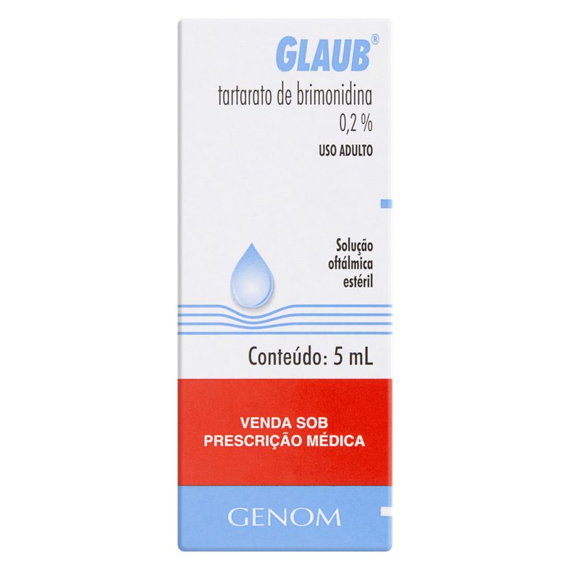 Glaub Colírio 2mg União Química 5ml