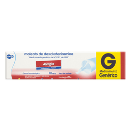 MAL DEXCLORFE CREME 10MG 30G -EMS (G)