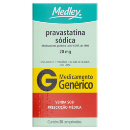 Pravastatina Sod 20Mg 30Cprs - Med (G)