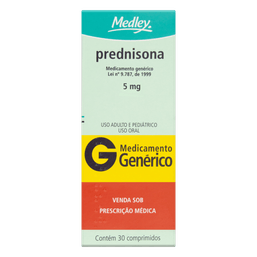 PREDNISONA 5mg 20 CPRS - MED(G)