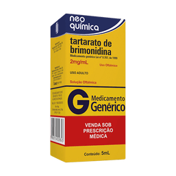 TART BRIMONIDINA 0,2% COLIRIO 5ml - NEO(G) $