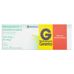 Desogestrel Etiinil 0,150 0,030Mg 21 Cprs - Eur (G)