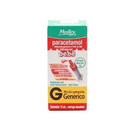 PARACETAMOL BEBE 100MG SUSP 15ML - MED(G)