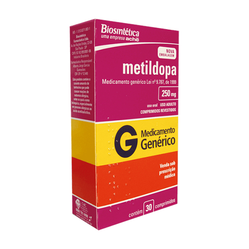 METILDOPA 250MG 30 CPRS - BIO (G)