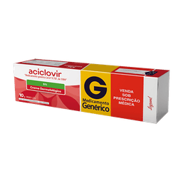 ACICLOVIR 50MG CREME 10G - LEGR (G)