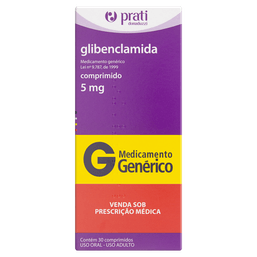 Glibenclamida 5Mg 30 Cprs - Prat (G) @