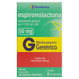 ESPIRONOLACTONA   50MG 30 CPRS  - EUR (G)