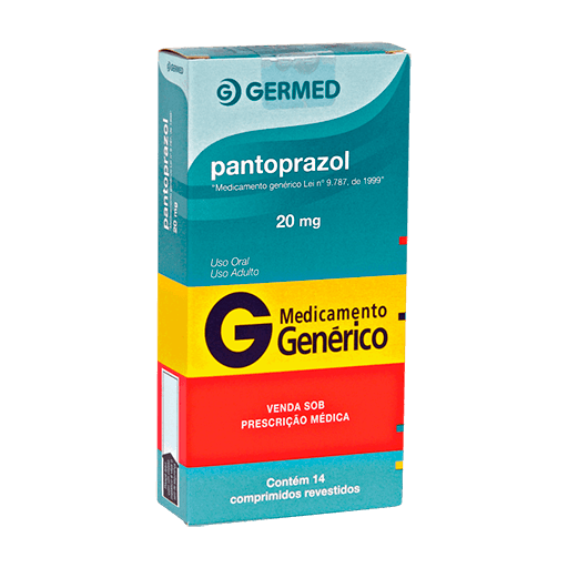 Pantoprazol 20mg Genérico Germed 14 Cápsulas