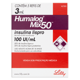Ins Humalog Mix 50 5X3Ml