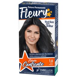 Tintura Fleury 1.0 Preto Natural 75Ml