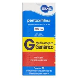 PENTOXIFILINA 400MG 30 CPRS - EMS(G)