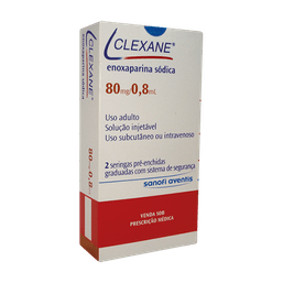 Clexane Safety Lock 80Mg/0,8Ml 2 Unds