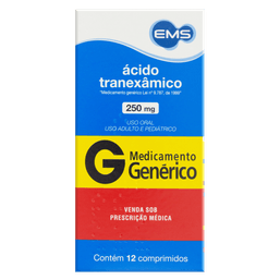 Acido Tranexamico 250Mg 12 cprs - Ems (G)