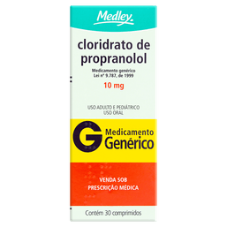CLO PROPRANOLOL 10MG 30 CPRS - MED (G)