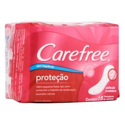 Absorvente Carefree Neutralize S/ Perfume 15 Unid