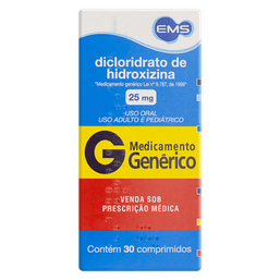 Diclo Hidroxizina 25Mg 30 Cprs - Ems (G)