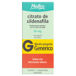 Citrato Sildenafila 50Mg 1 Cprs - Med (G) @