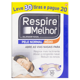 RESPIRE MELHOR MEDIO PELE NORMAL LV 30 PG 20
