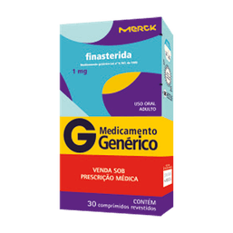 FINASTERIDA 1MG 30 CPRS - MER(G)
