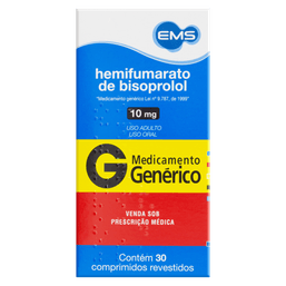 Hemifumarato Bisoprolol 10Mg 30 Cprs - Ems (G)