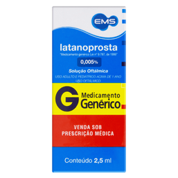 Latanoprosta Sol Oft 2,5Ml - Ems (G)