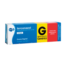 TERCONAZOL CRME VAG 5 APLI 30G - EMS(G)