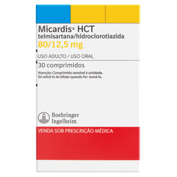MICARDIS HCT 80/12,5MG 30 CPRS - PBM