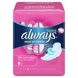 Absor Always C/Abas Suave M C/8