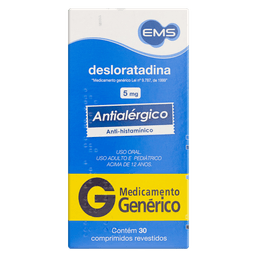 Desloratadina 5Mg 30Cprs - Ems (G)