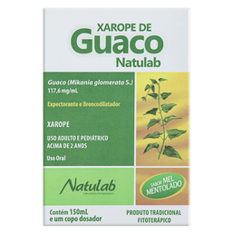 XAROPE DE GUACO 150ML - NATULAB