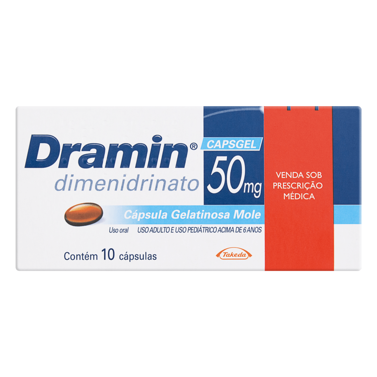 Dramin 50mg Com 10 Caps Gel