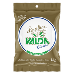 Pastilha Valda Sache Classic 12G