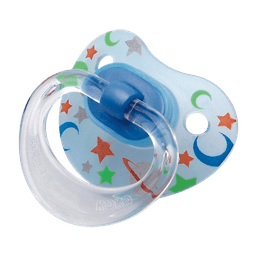 Kuka Chupeta Premium Color Silicone Orto Azul 2A  2811