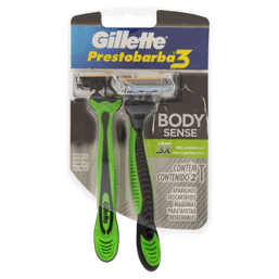 Aparelho Prestobarba 3 Masculino Body Sense C/2