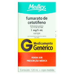 Fumarato Cetotifeno Xpe 120Ml - Med (G) @