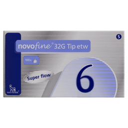 AGULHA NOVOFINE 32G 0,3X6MM C/ 100 UNDS
