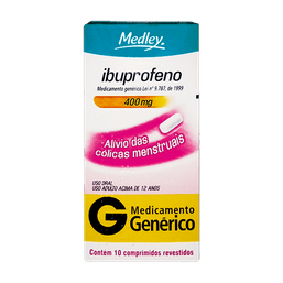 Ibuprofeno 400Mg 10Cprs - Med (G) @