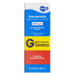 Travoprosta 0,04mg/ml Genérico EMS 2,5ml