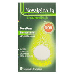 NOVALGINA 1G 10 CPRS EFERV