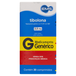 Tibolona 2,5Mg 30 Cprs - Ems (G)