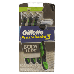 Ap Gillette Presto 3 Masc Body Sense C/4 D