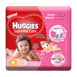 Huggies Fralda Supreme Care Fem M 24 Fr